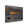 Trademark Fine Art Albert Bierstadt 'Sunrise On Lake Tahoe, California, 1872' Canvas Art, 24x32 BL02248-C2432GG